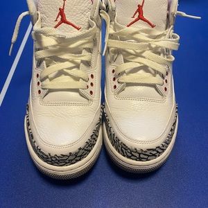 Air Jordan 3 2003 white cement